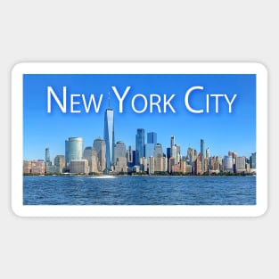 New York City Skyline from Jersey City - WelshDesigns Magnet